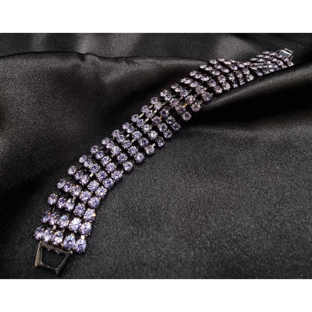 Vintage KJL Kenneth Jay Lane Rhinestone Bracelet Late 90s